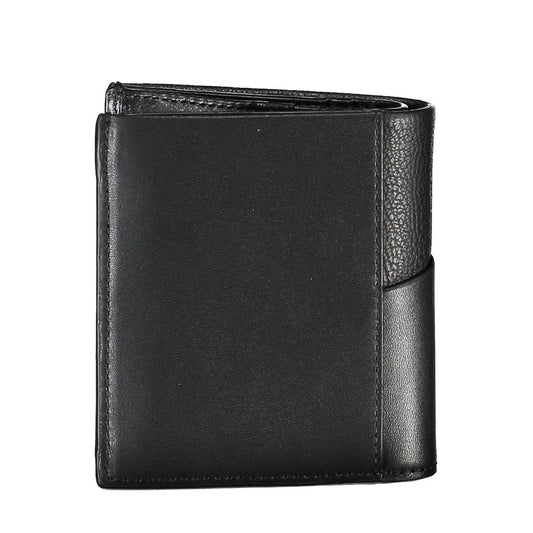 Calvin Klein Black Recycled Polyester Men Wallet