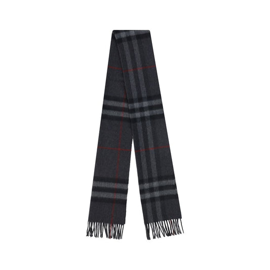 Burberry Gray Cashmere Scarf
