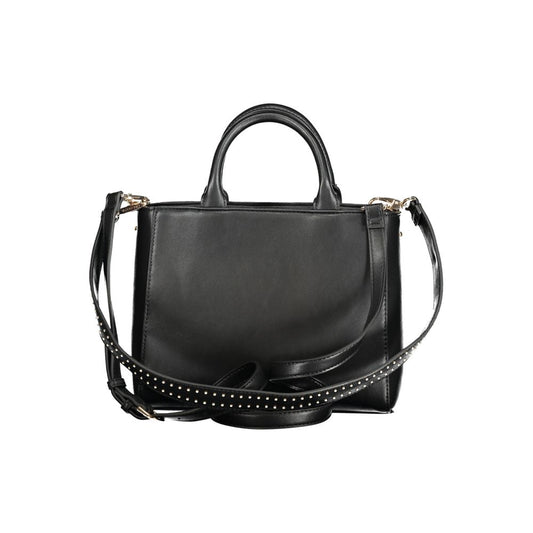 Mario Valentino Black Polyethylene Women Handbag