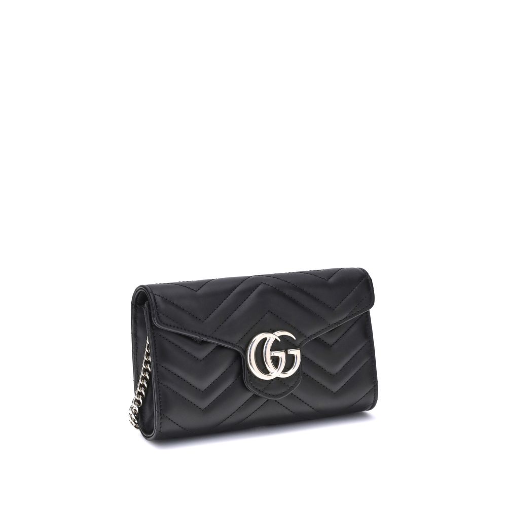 Gucci-GG Marmont Wallet with Chain