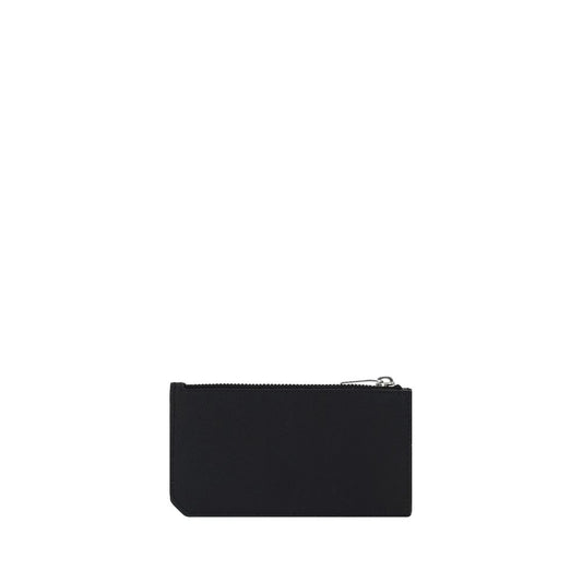 Saint Laurent Black Calf Leather Bos Taurus Wallet