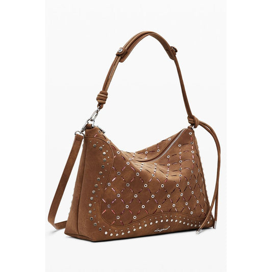Desigual Brown Polyethylene Women Handbag