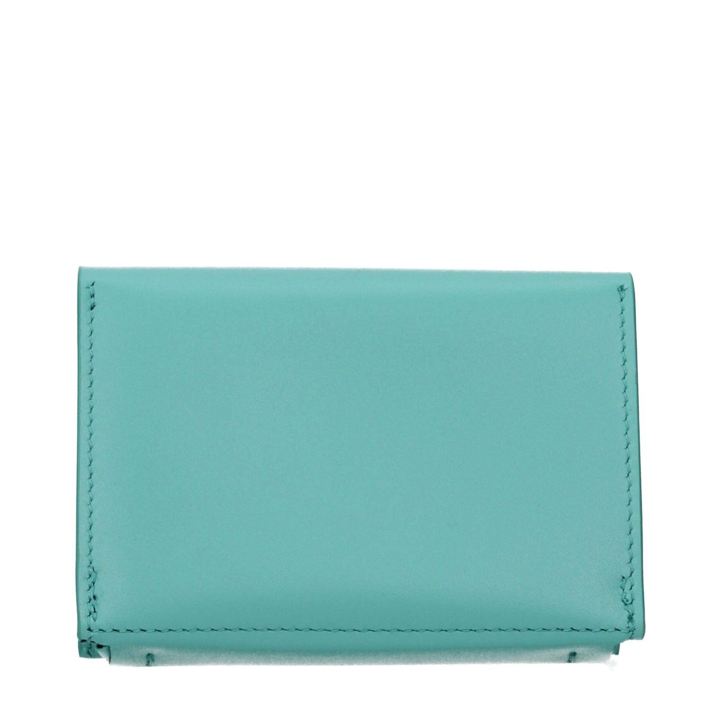 Jil Sander Green Leather Cardholder