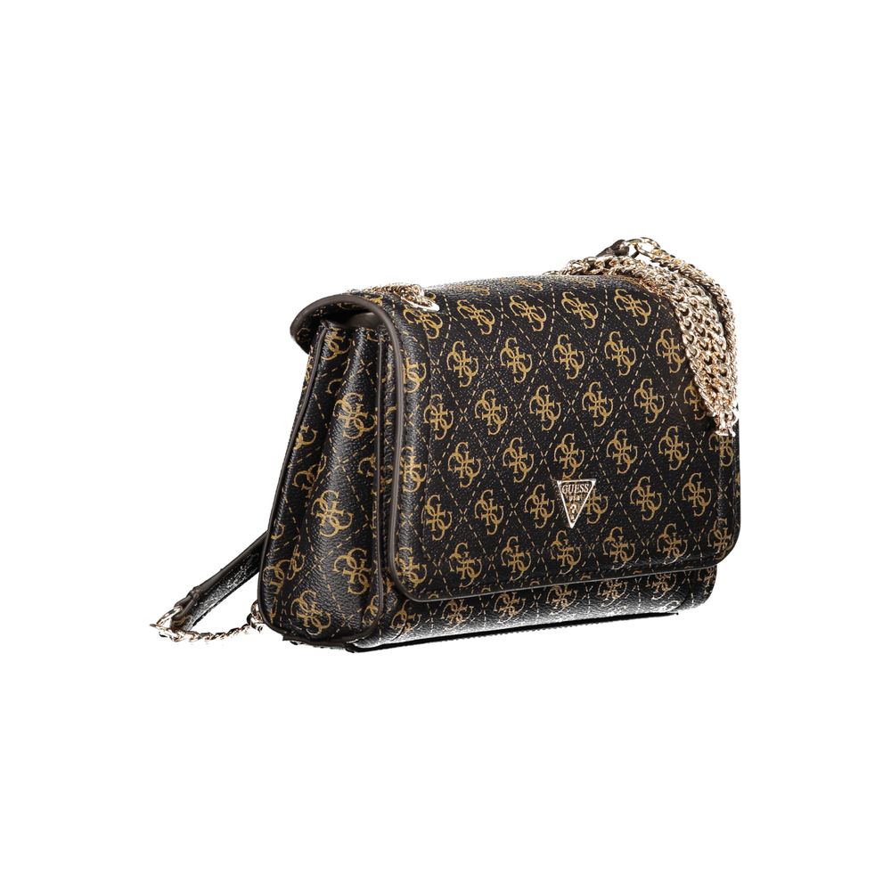 Guess Jeans Brown Polyethylene Handbag