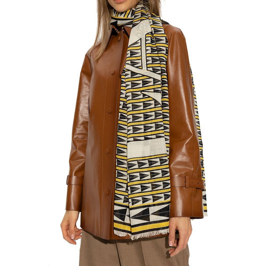 Lanvin Yellow Wool Scarf