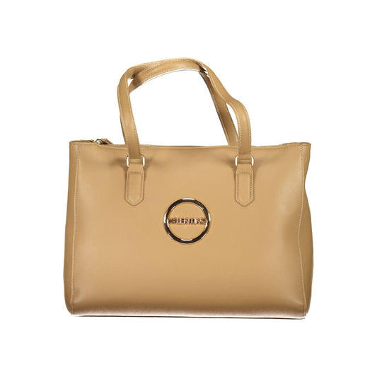 Mario Valentino Beige Polyethylene Women Handbag