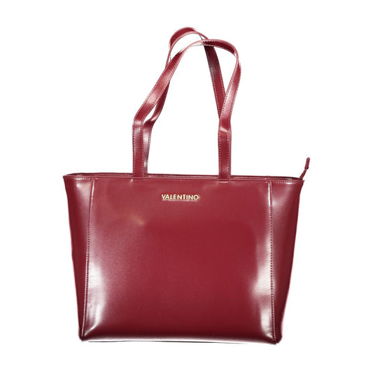 Mario Valentino Red Polyethylene Women Handbag