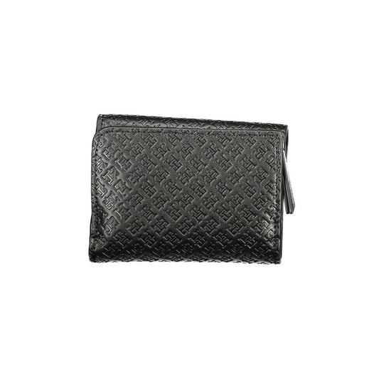 Tommy Hilfiger Black Polyethylene Women Wallet