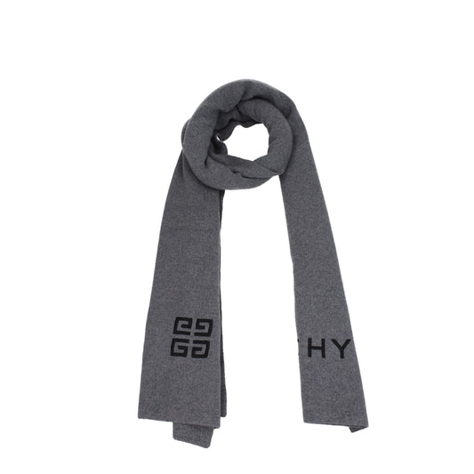 Givenchy Gray Wool Scarf