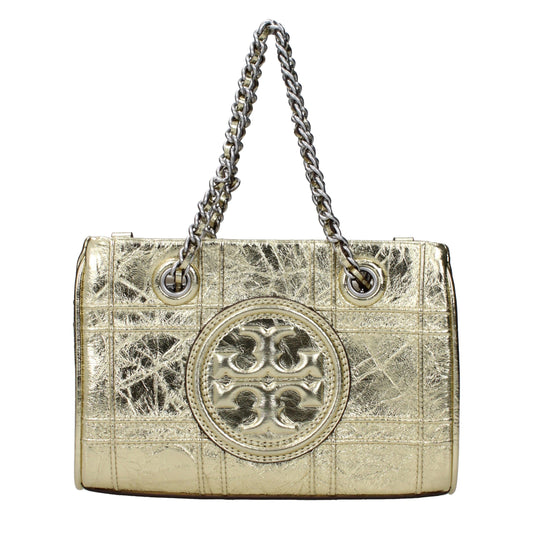 Tory Burch Gold Leather Handbag