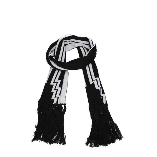 Marcelo Burlon Black Marabou Scarf