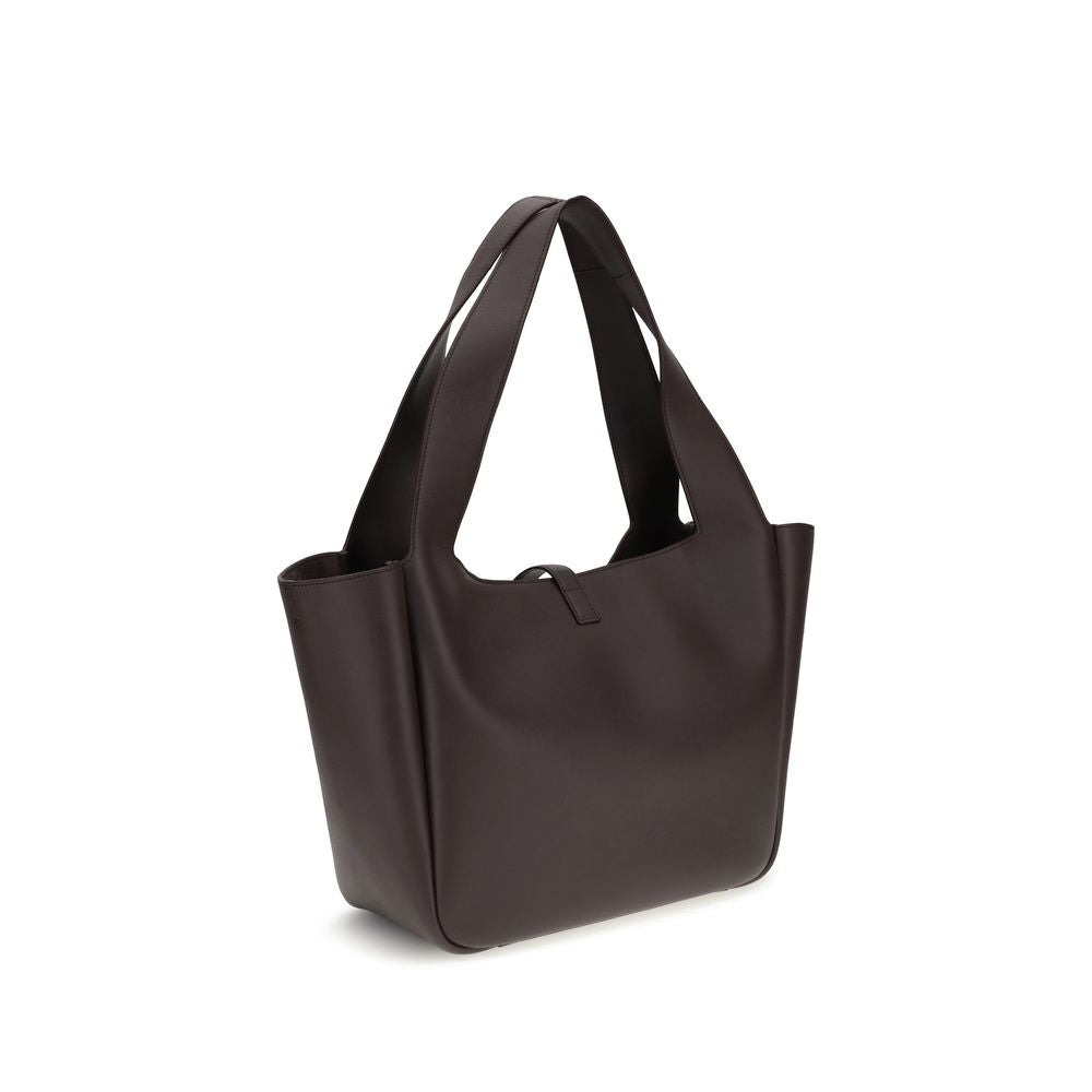 Saint Laurent Brown Lamb Ovis Aries Aries Shoulder Bag