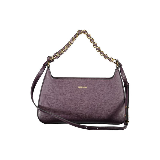 Coccinelle Purple Leather Women Handbag