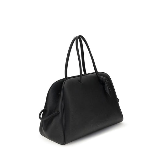 Jacquemus Black Calf Leather Bos Taurus Handbag