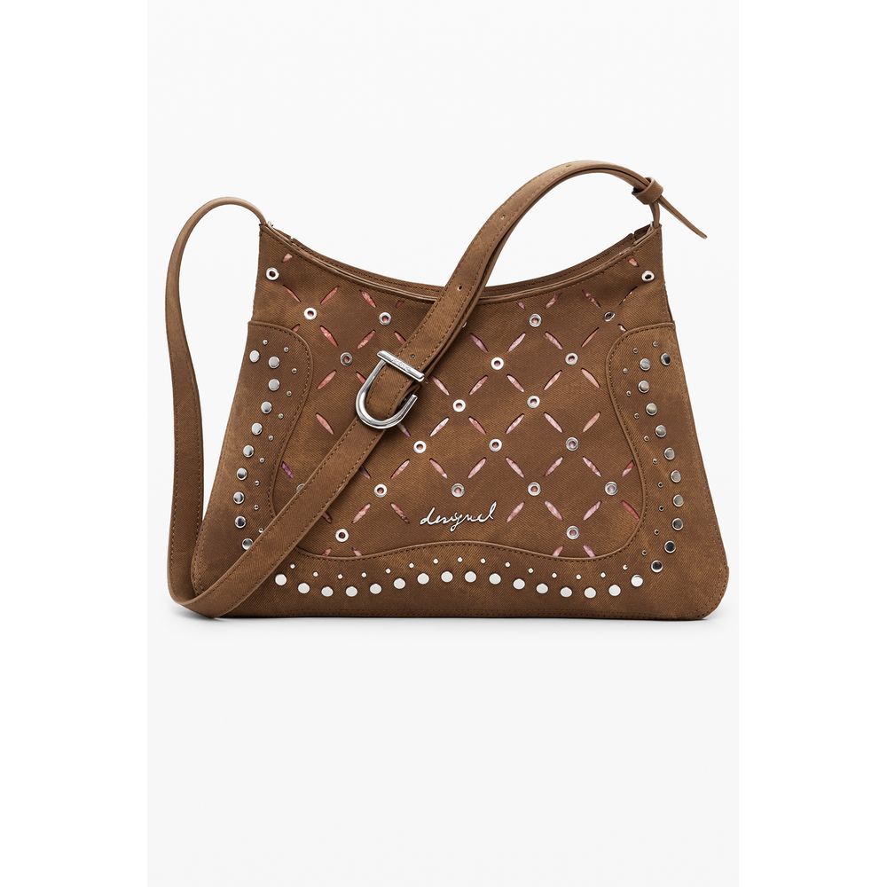 Desigual Brown Polyethylene Women Handbag