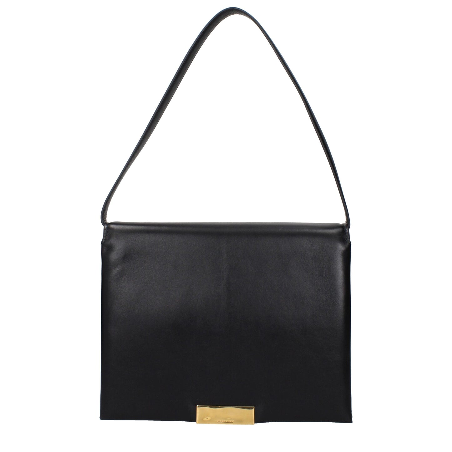 Jil Sander Black Leather Shoulder Bag