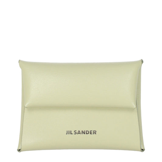 Jil Sander Green Leather Wallet