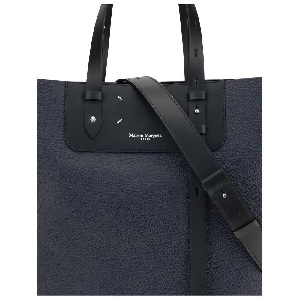 Margiela Black Calf Leather Bos Taurus Shoulder Bag
