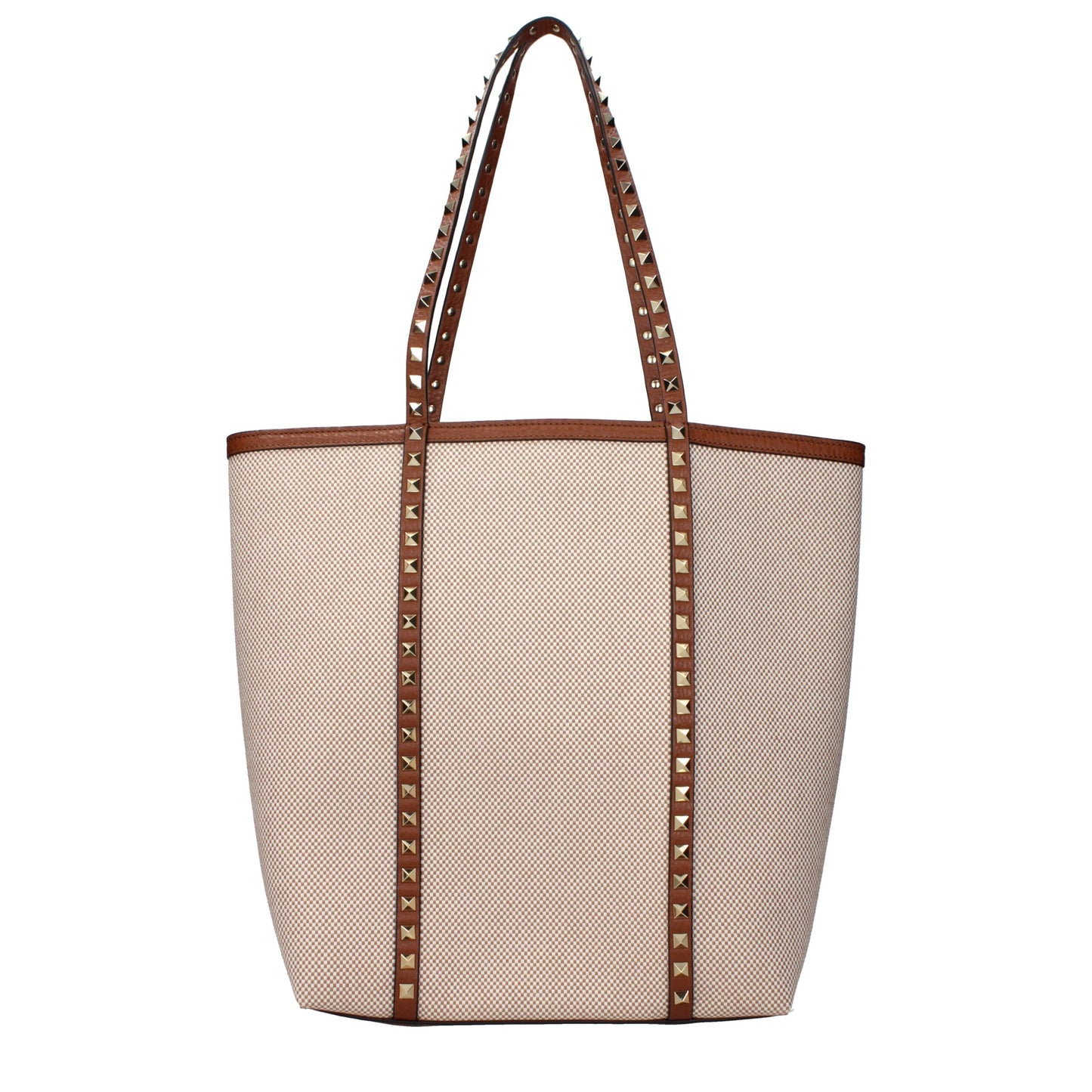 Valentino Garavani Beige Fabric Shoulder Bag