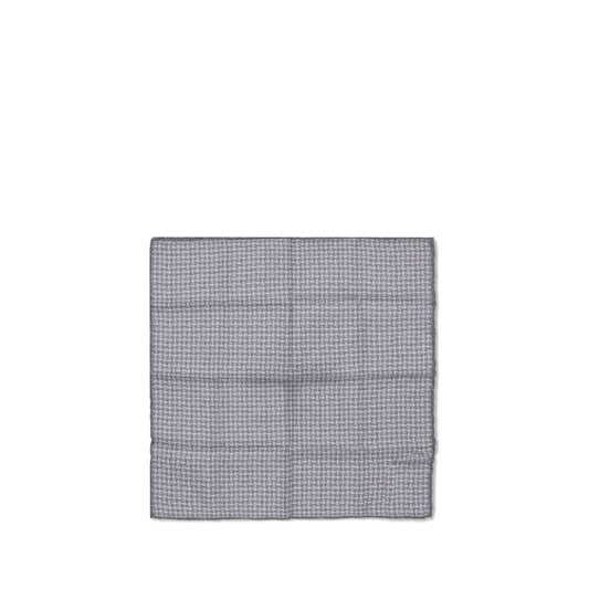 Brunello Cucinelli Gray Silk Scarf