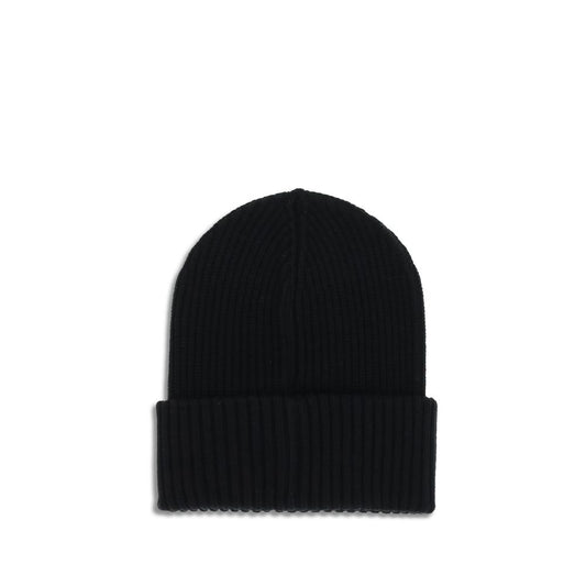 MONCLER x EDWARD ENNINFUL Black Wool Beanie