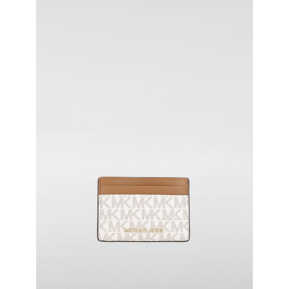 Michael Kors Beige Pvc Cardholder