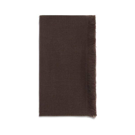 Brunello Cucinelli Brown Cashmere Scarf