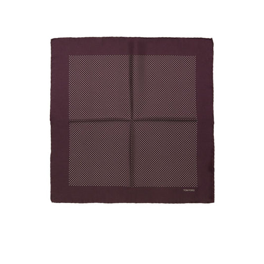 Tom Ford Bordeaux Silk Clutch Bag