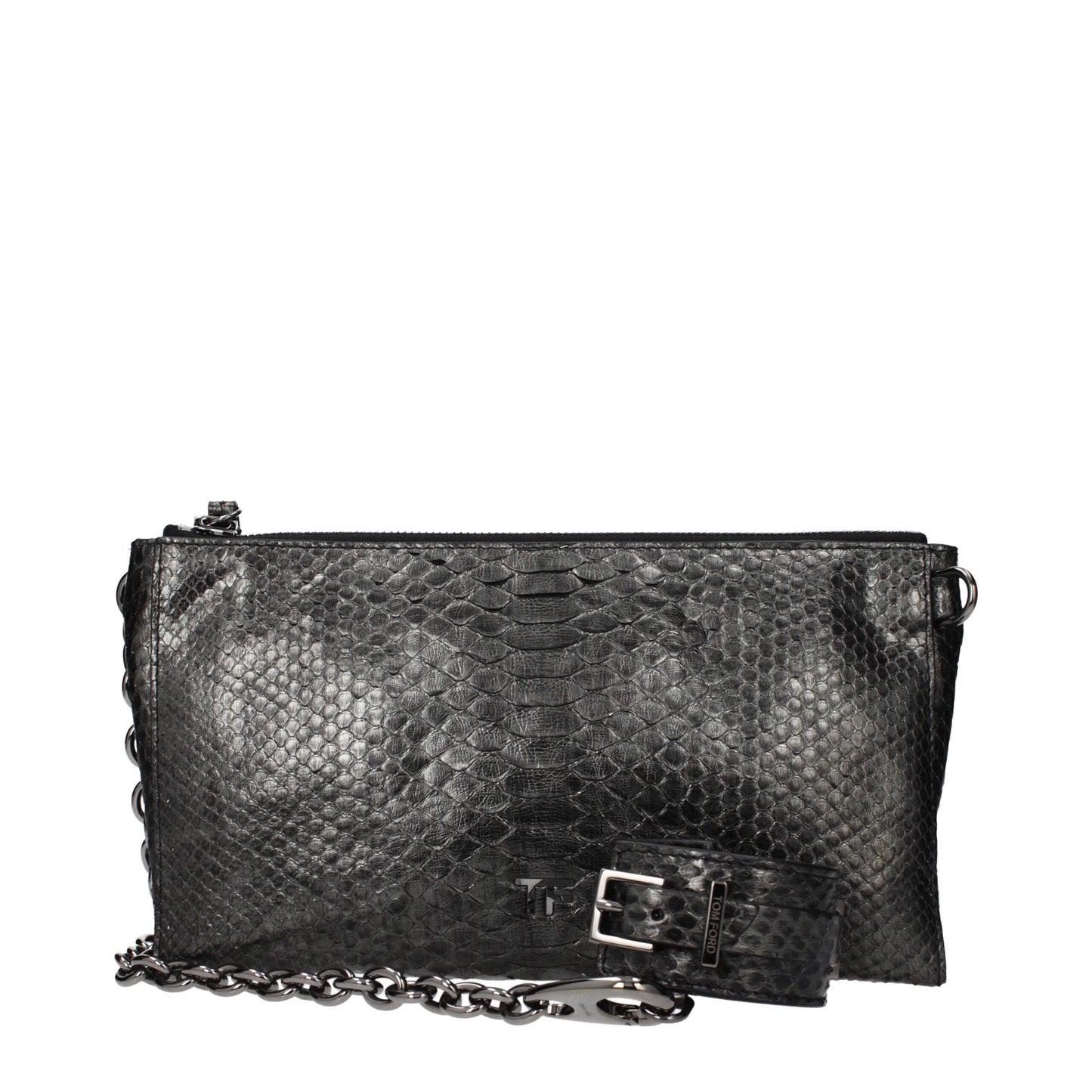 Tom Ford Gray Skin Handbag