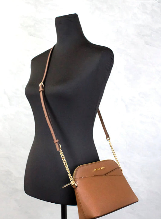 Michael Kors Jet Set Medium Luggage X Cross Dome Crossbody