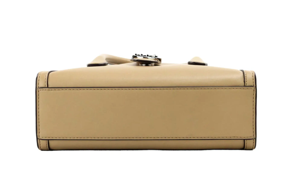 Michael Kors Gabby Small Camel Satchel Crossbody Bag
