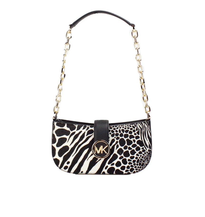 Michael Kors Carmen Small Haircalf Pouchette Shoulder Bag